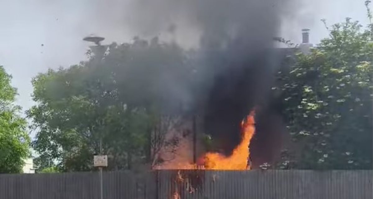 Damage revealed after fire near Romford Aldi and Dulux shops