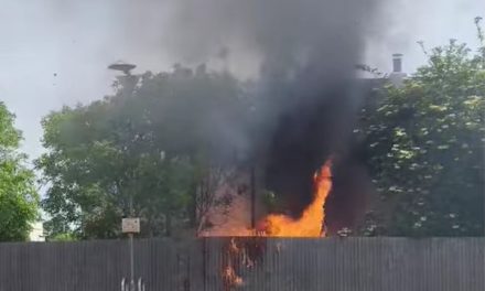 Damage revealed after fire near Romford Aldi and Dulux shops