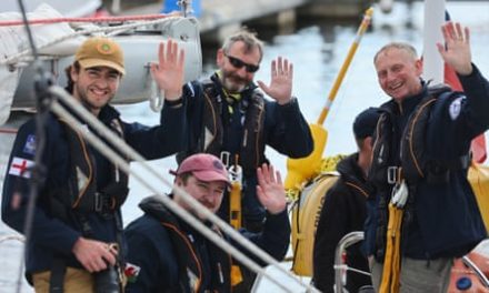 Adventurers reach Rockall in bid to live on north Atlantic islet for 60 days | Rockall