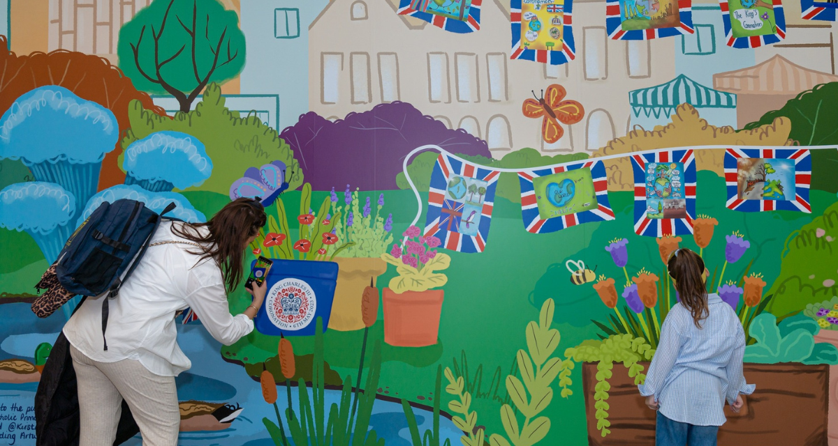 Children’s mural unveiled at Romford shopping centre