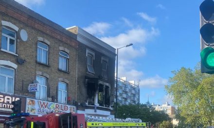 Firefighters at Canning Town flat fire save three children