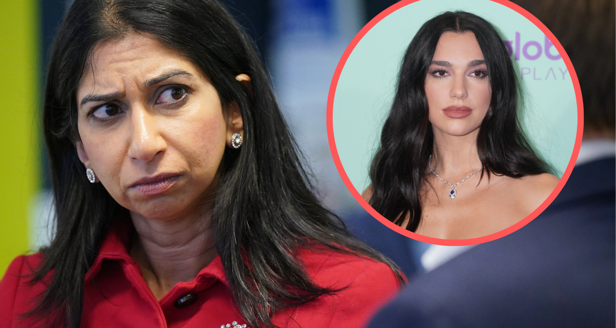 Dua Lipa slams Suella Braverman for migrant commnets