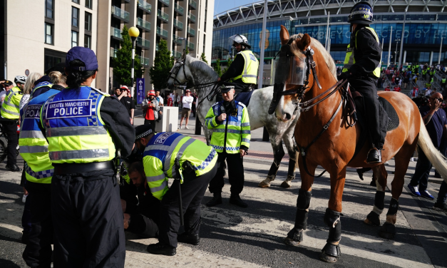 Man wearing shirt referring to Hillsborough at FA Cup Final charged