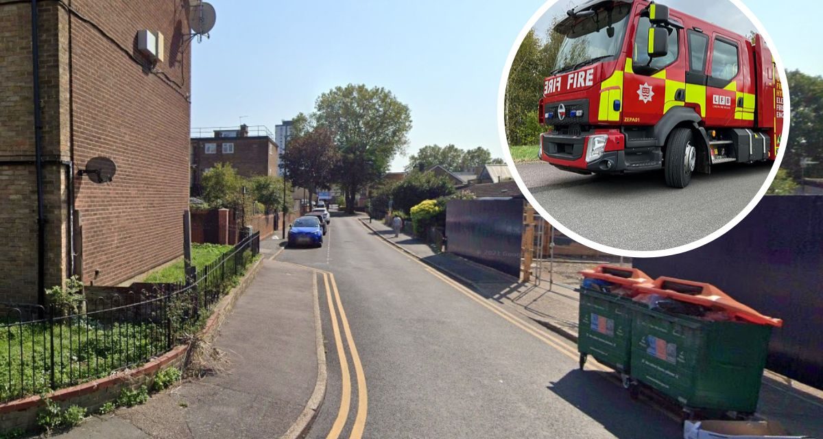 Man, woman and cat rescued from flat fire in Plaistow