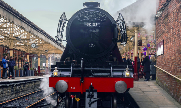 Flying Scotsman in London as public warned not to trespass