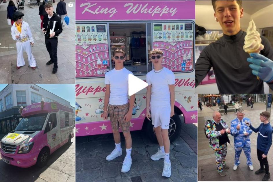 Teens take TikTok by storm with Romford ice cream videos