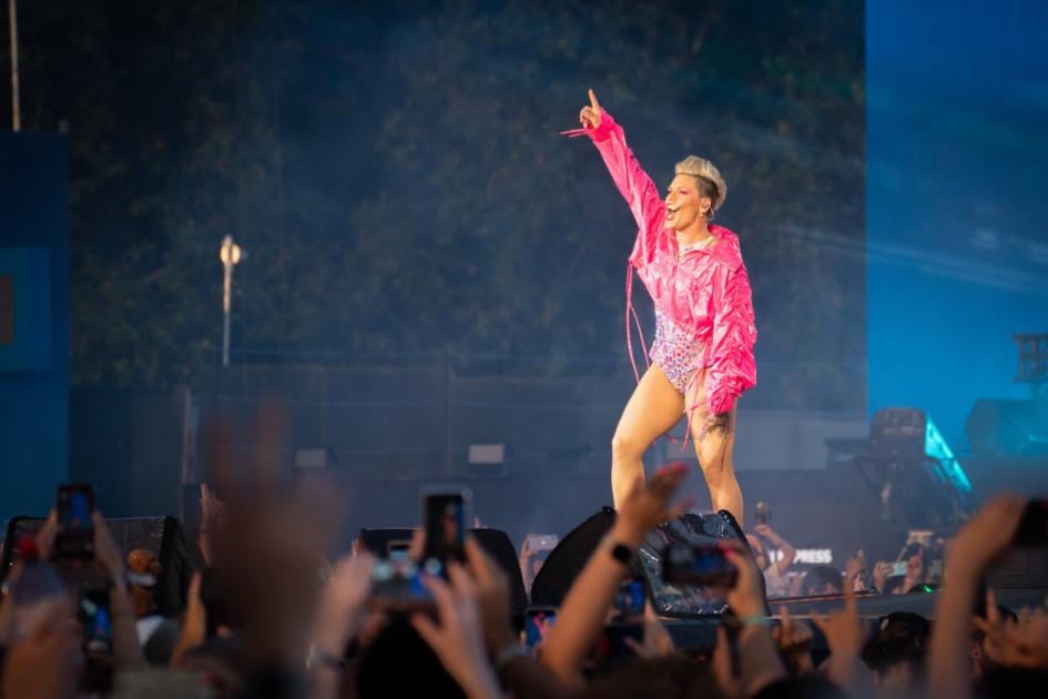 P!nk wows at BST Hyde Park with aerial stunts and setlist