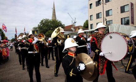 Troops and cadets join Romford’s Armed Forces Day march