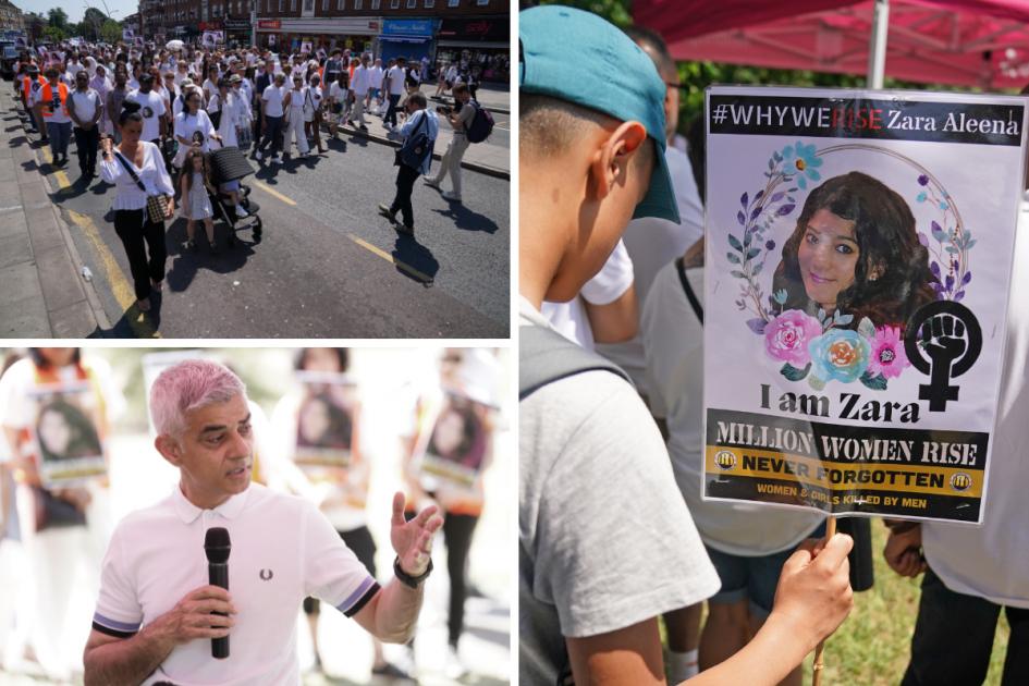 Ilford vigil marks anniversary of Zara Aleena murder