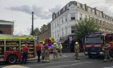 Bethnal Green Road fire at restaurant with flats above