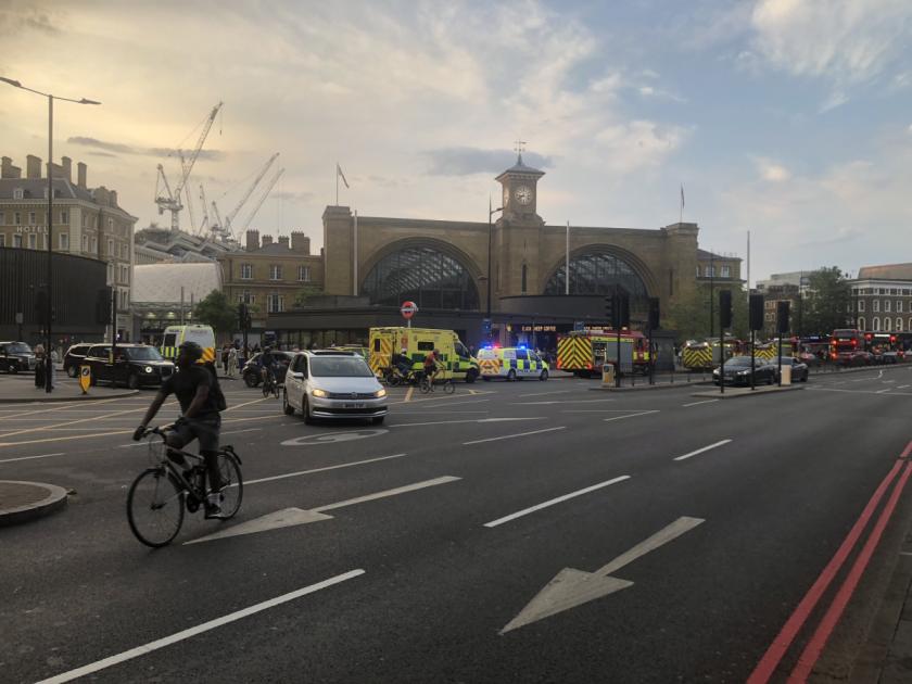 Woman in hospital after falling on tracks at King’s Cross