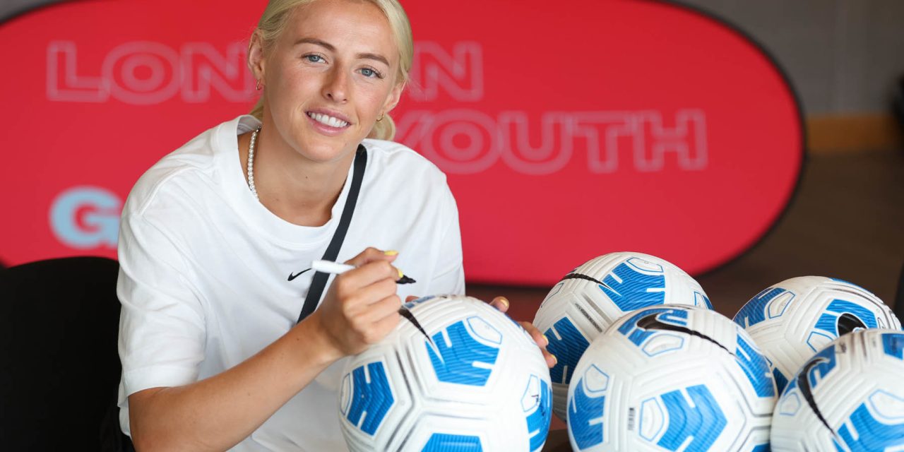 Lionesses hero Kelly inspires girls at London Youth Games