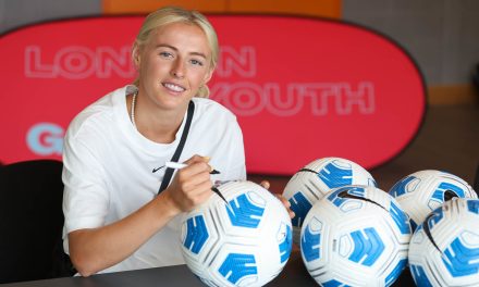 Lionesses hero Kelly inspires girls at London Youth Games