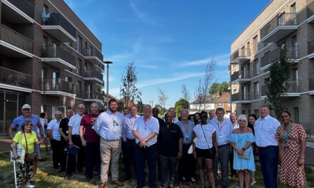 Residents celebrate move into New Green homes in Rainham