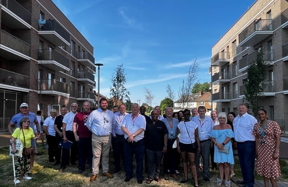 Residents celebrate move into New Green homes in Rainham