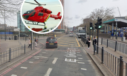 Man injured after e-scooter and car crash in Poplar