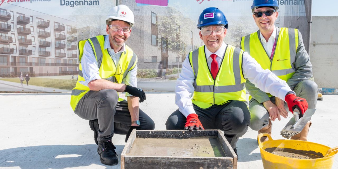 Milestone reached in Roxwell Road, Barking housing scheme