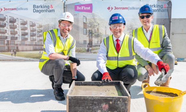Milestone reached in Roxwell Road, Barking housing scheme
