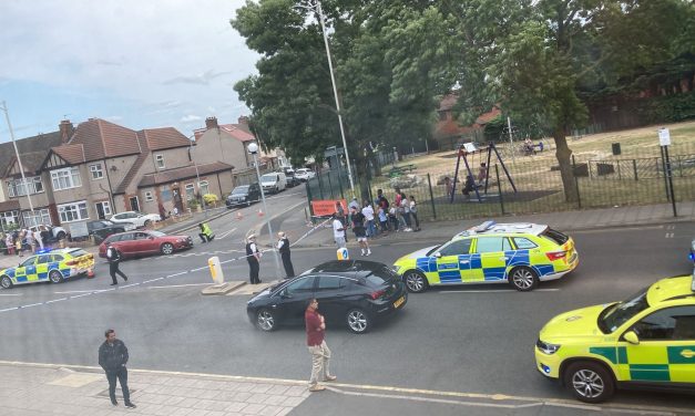 Gants Hill crash leaves male in hospital and man arrested