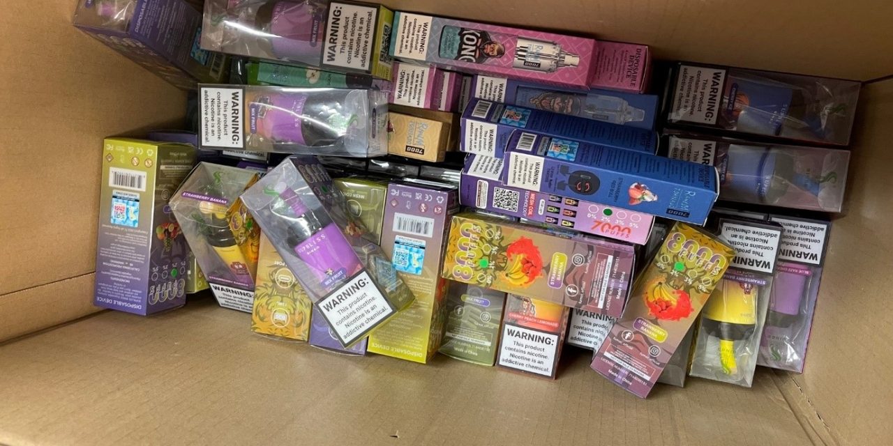 Romford shop raid sees illegal tobacco and vapes seized