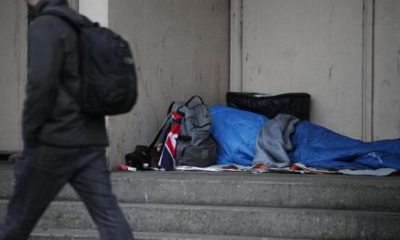 Rough sleepers in London rose by 12 per cent this year