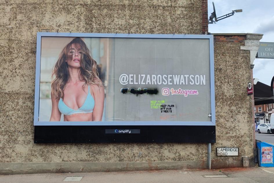 Outrage as OnlyFans adult site billboards appears in London