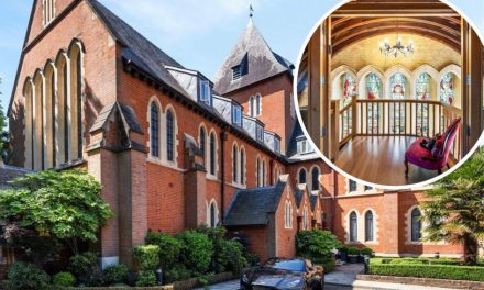 Zoopla is selling a flat inside a former chapel in London