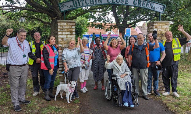 Hitchin Green Close in Harold Hill reopens after long works
