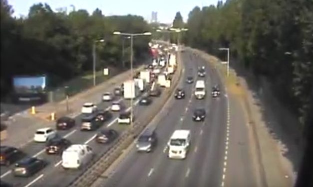 A13 crash in Canning Town causes traffic jam to Rainham