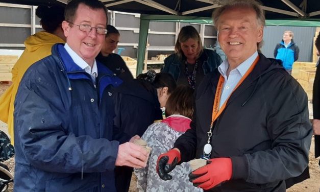 Romford housing development on hold but community garden planted