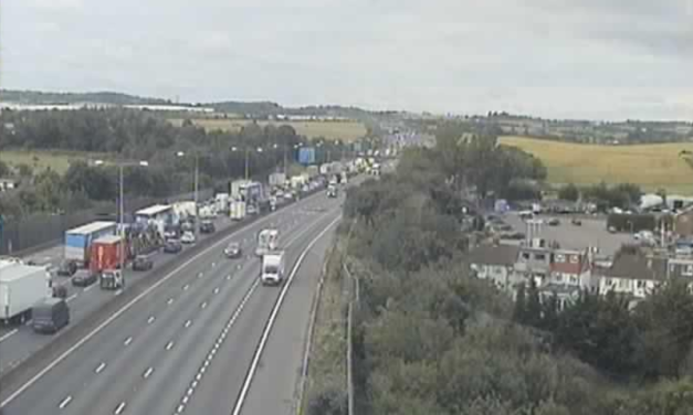 Dartford Crossing: Four vehicles crash causing seven miles of traffic