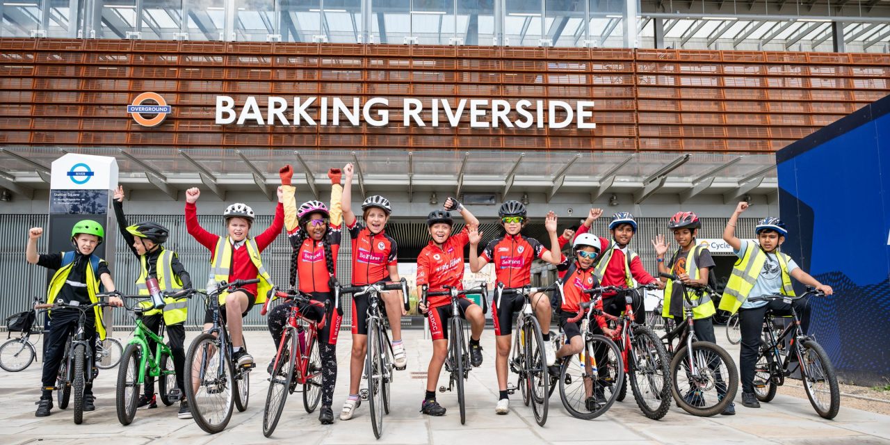 Cycle C42 links Ilford to Barking and Barking Riverside