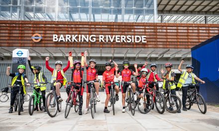 Cycle C42 links Ilford to Barking and Barking Riverside