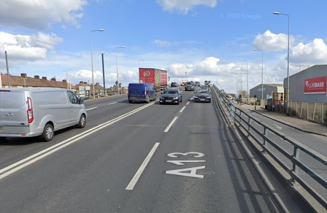 Recap: Two A13 lanes closed following a crash in Barking