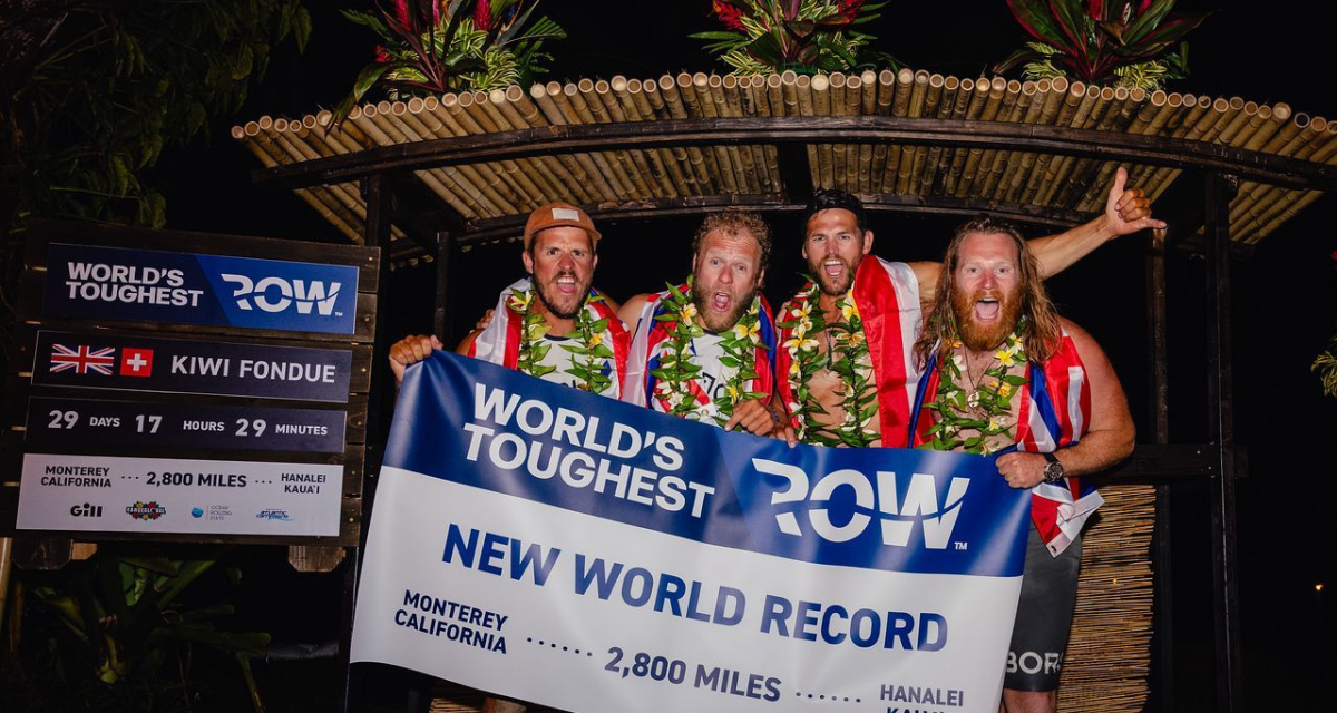 Romford dad celebrates son’s world record rowing feat