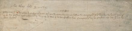 Geoffrey Chaucer note asking for time off work identified as his handwriting | Geoffrey Chaucer