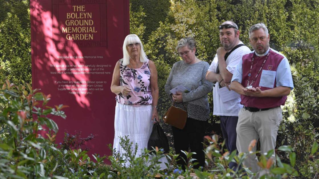 West Ham United Boleyn Ground memorial garden reopens