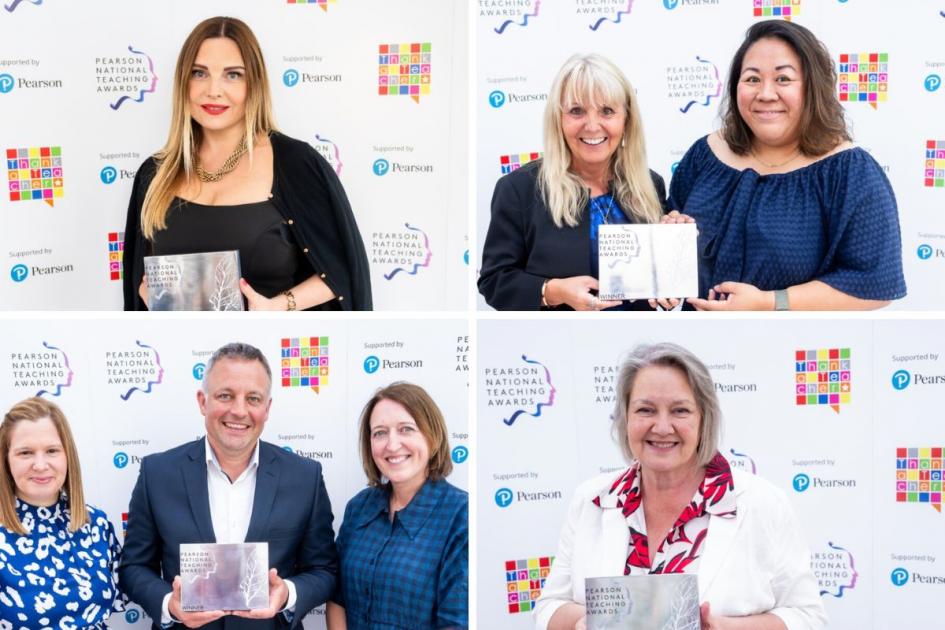 East London winners of Pearson National Teaching Awards