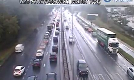 Live: Congestion on A13 in Newham Way following a crash
