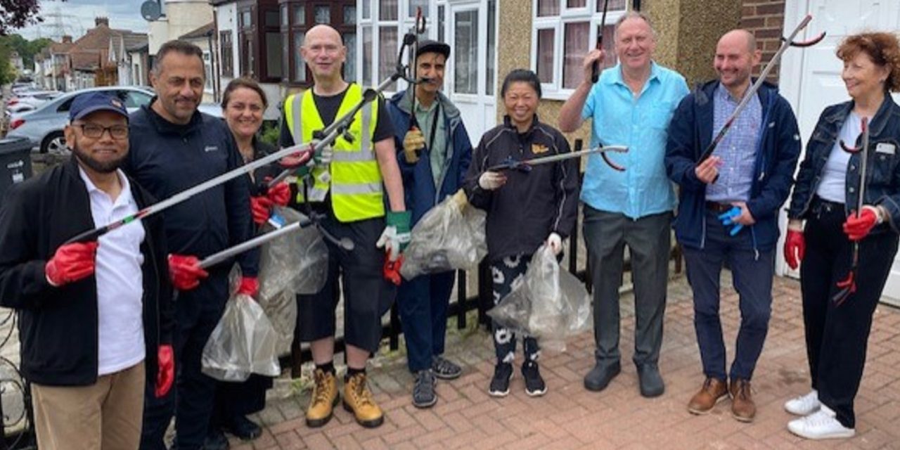 Redbridge Village residents volunteer at annual litter sweep