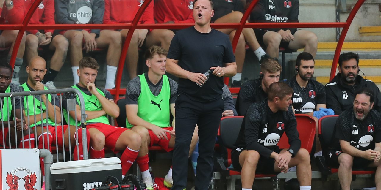 Leyton Orient have had tough start to season admits boss