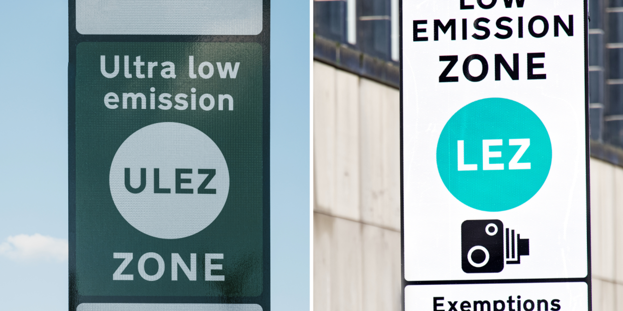 What is the difference between ULEZ and LEZ in London?