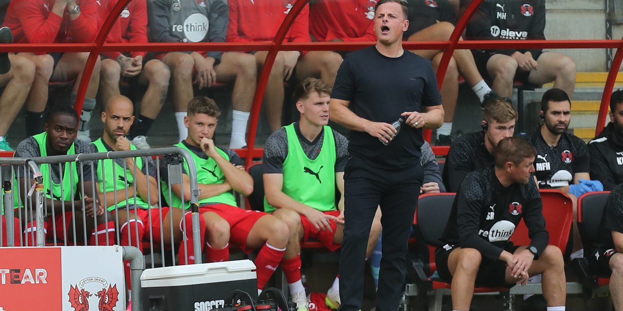 Leyton Orient boss looking to build on starting point