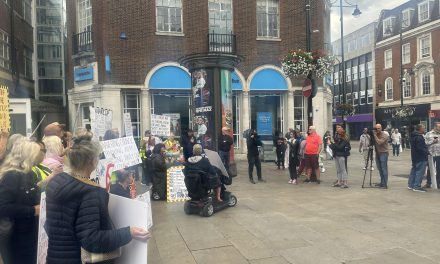 ULEZ expansion: Protesters march in Romford town centre