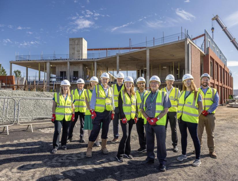 Framework of the new health centre in Hornchurch completed