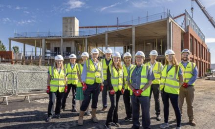 Framework of the new health centre in Hornchurch completed