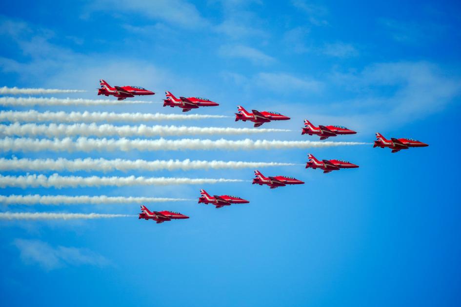 Red Arrows to flypast London today: Find out when and where