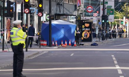 Tottenham Court Road London fatal crash: Pictures from scene
