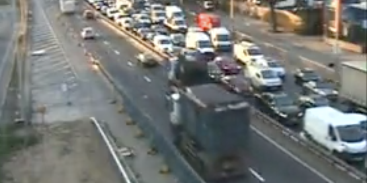 Traffic after crash on Blackwall Tunnel southbound: RECAP