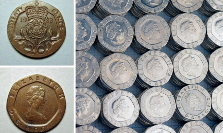 Royal Mint rare 20p coin sells for £232 on eBay auction